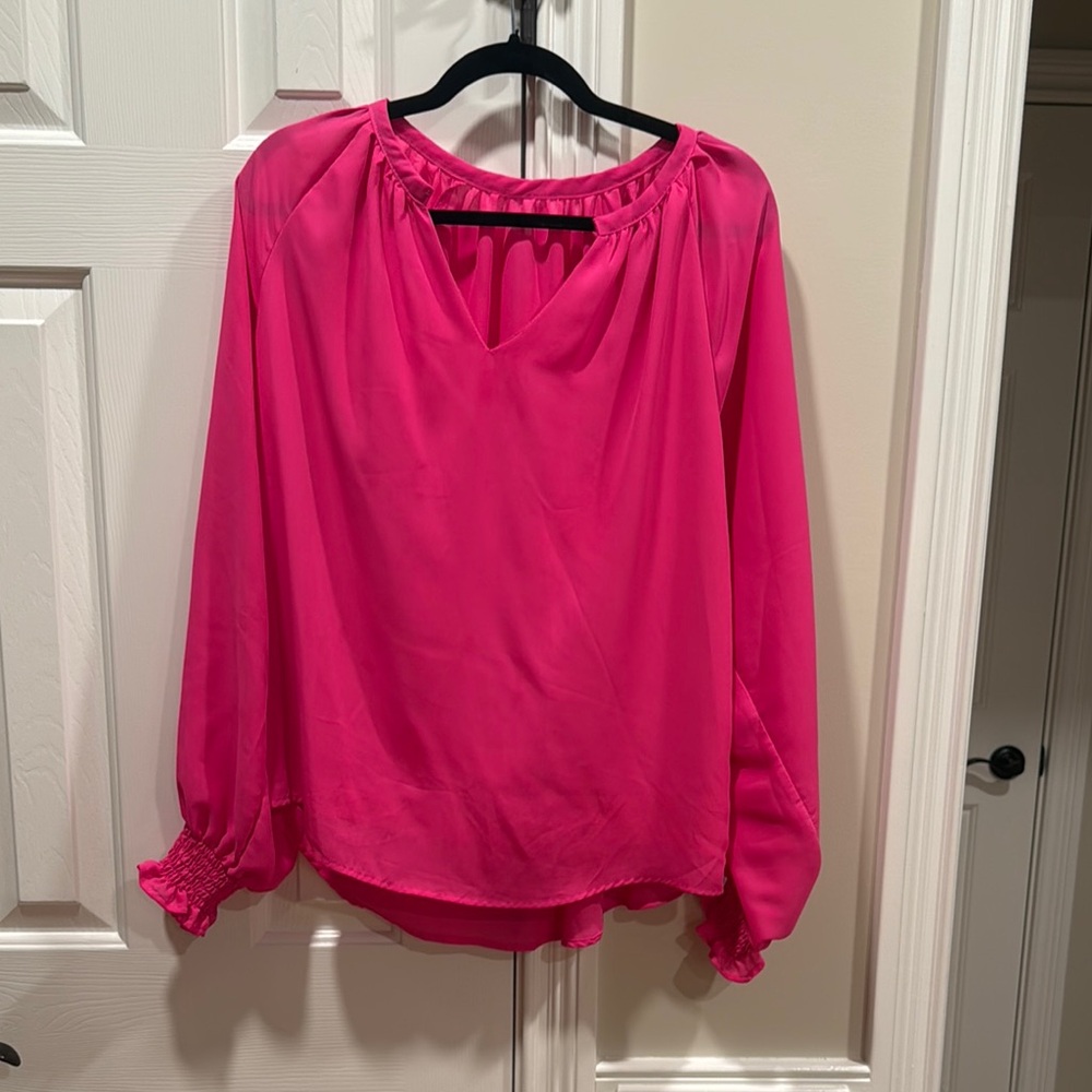 Elegant Pink Women's Top Sz S EUC